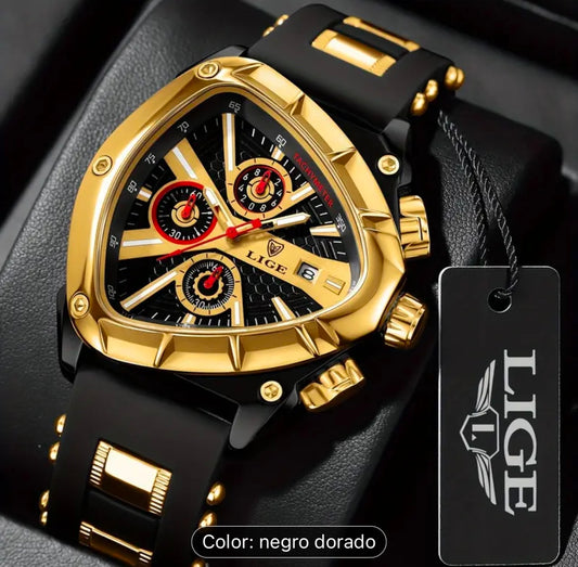 Reloj Lige Men Dorado