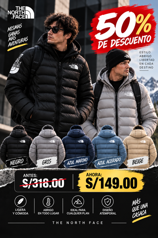 Casaca Térmica Classic Down Hooded Jacket Negro | Edición Limitada