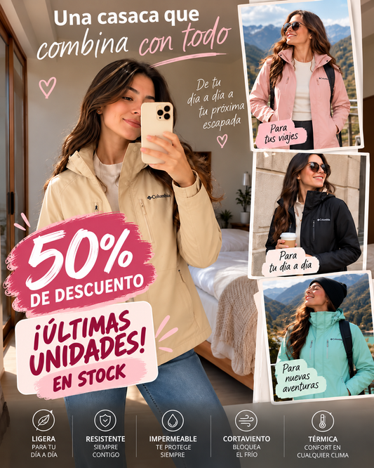 Casaca impermeable Pouration™ para mujer | Edición Limitada